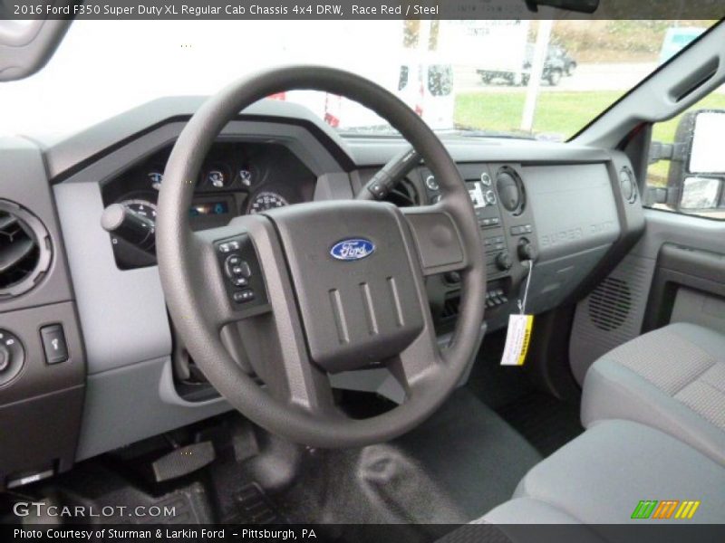 Dashboard of 2016 F350 Super Duty XL Regular Cab Chassis 4x4 DRW