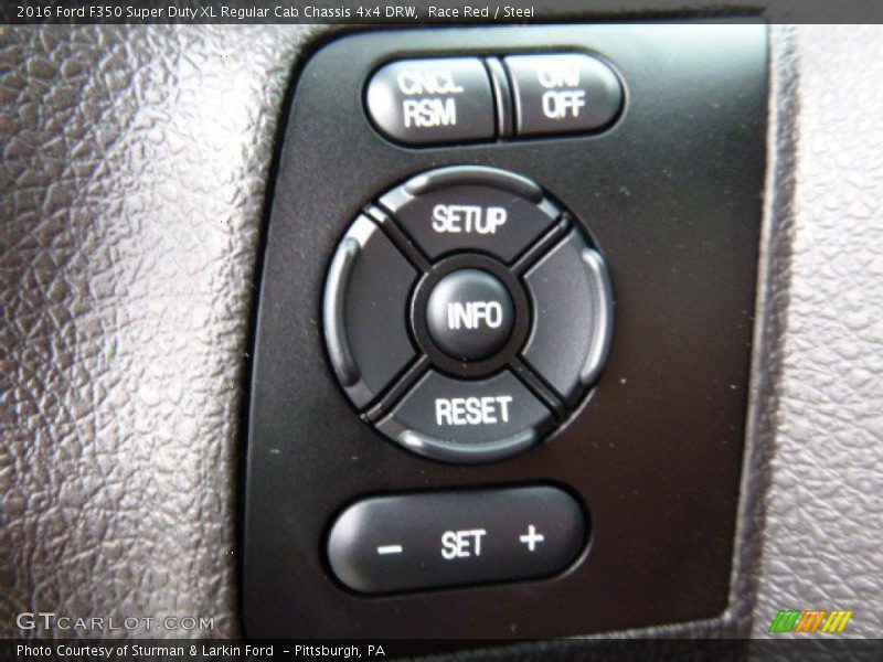 Controls of 2016 F350 Super Duty XL Regular Cab Chassis 4x4 DRW