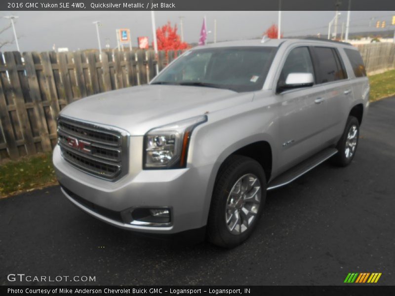 Quicksilver Metallic / Jet Black 2016 GMC Yukon SLE 4WD
