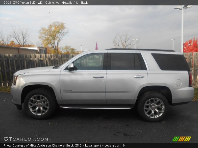 Quicksilver Metallic / Jet Black 2016 GMC Yukon SLE 4WD