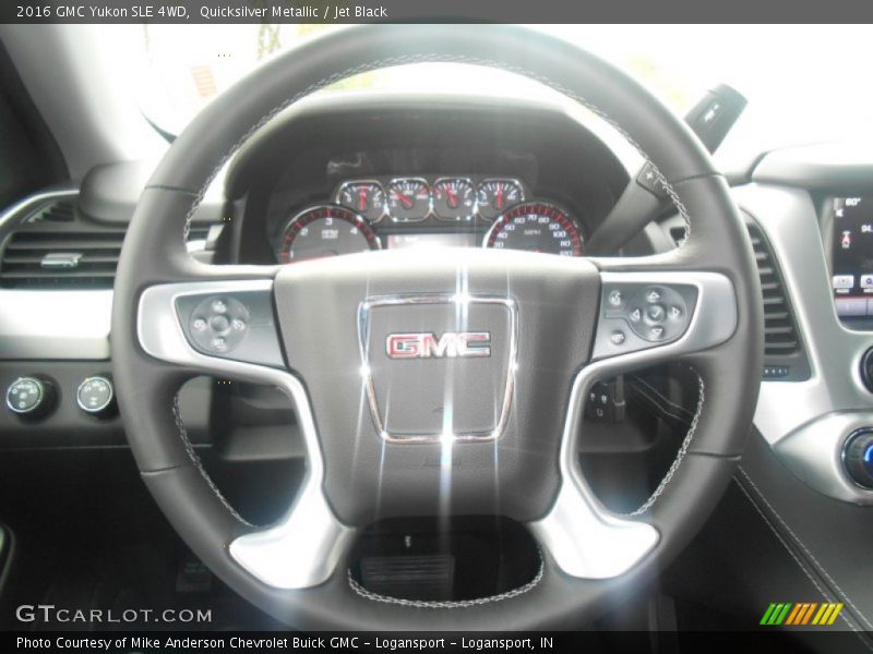 Quicksilver Metallic / Jet Black 2016 GMC Yukon SLE 4WD