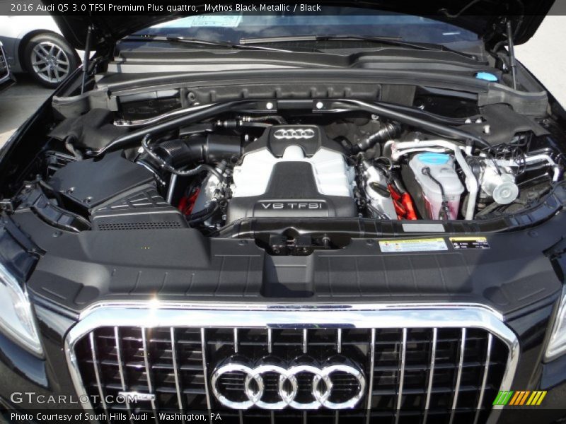 Mythos Black Metallic / Black 2016 Audi Q5 3.0 TFSI Premium Plus quattro