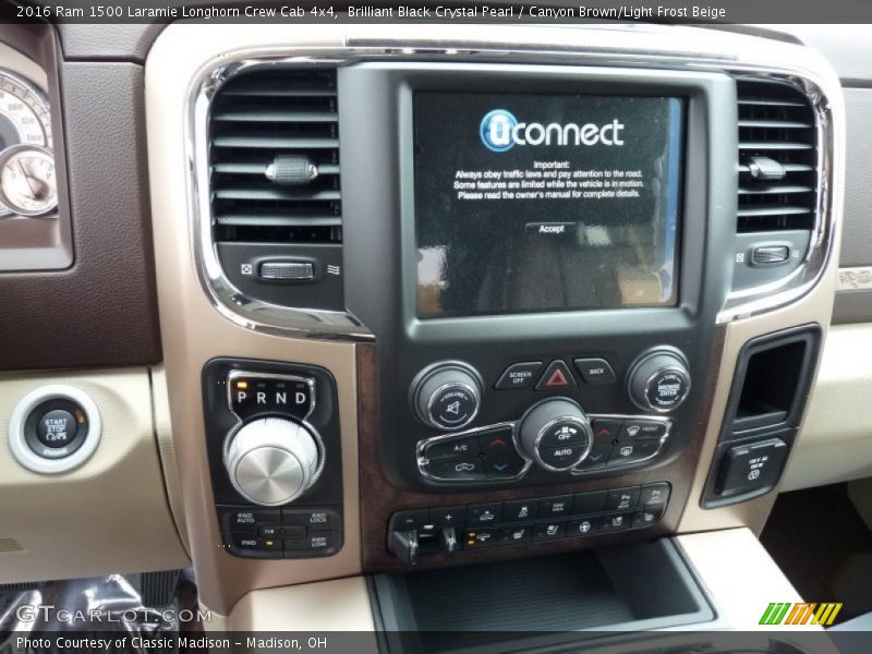 Controls of 2016 1500 Laramie Longhorn Crew Cab 4x4