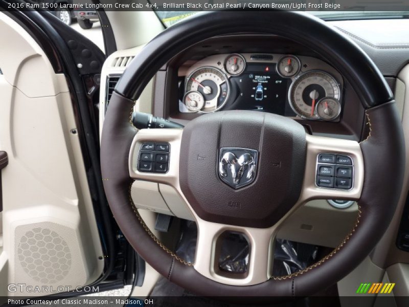 2016 1500 Laramie Longhorn Crew Cab 4x4 Steering Wheel