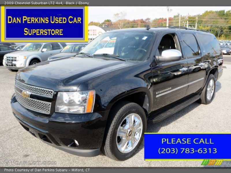 Black / Ebony 2009 Chevrolet Suburban LTZ 4x4