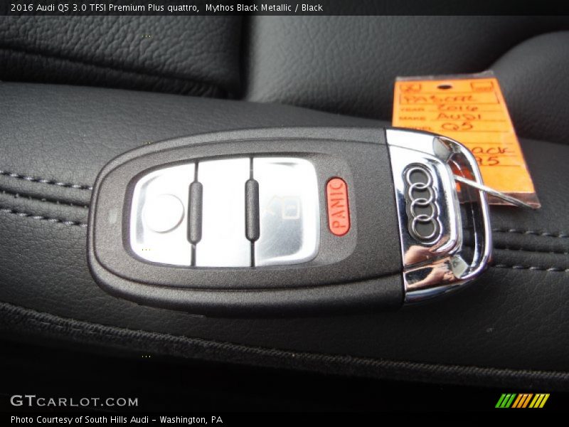 Mythos Black Metallic / Black 2016 Audi Q5 3.0 TFSI Premium Plus quattro
