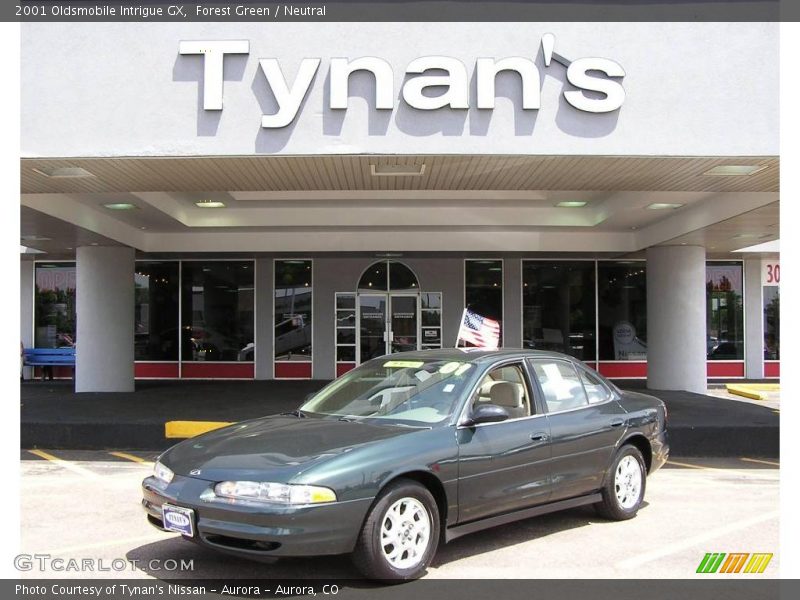 Forest Green / Neutral 2001 Oldsmobile Intrigue GX