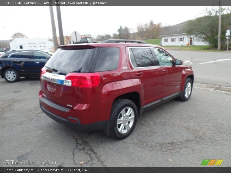 Merlot Jewel Metallic / Jet Black 2012 GMC Terrain SLE AWD