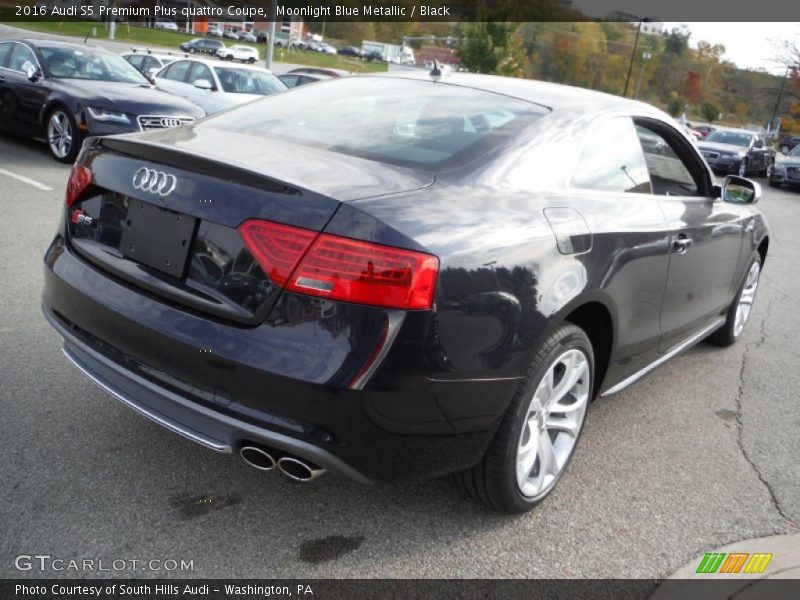 Moonlight Blue Metallic / Black 2016 Audi S5 Premium Plus quattro Coupe