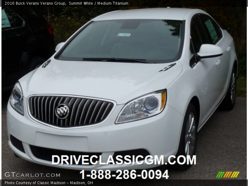 Summit White / Medium Titanium 2016 Buick Verano Verano Group