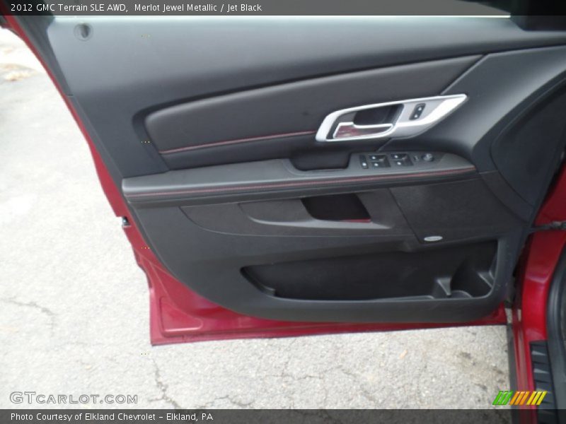 Merlot Jewel Metallic / Jet Black 2012 GMC Terrain SLE AWD