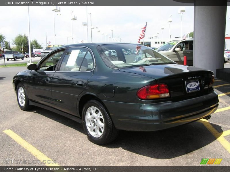 Forest Green / Neutral 2001 Oldsmobile Intrigue GX