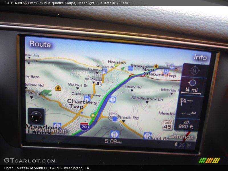 Navigation of 2016 S5 Premium Plus quattro Coupe
