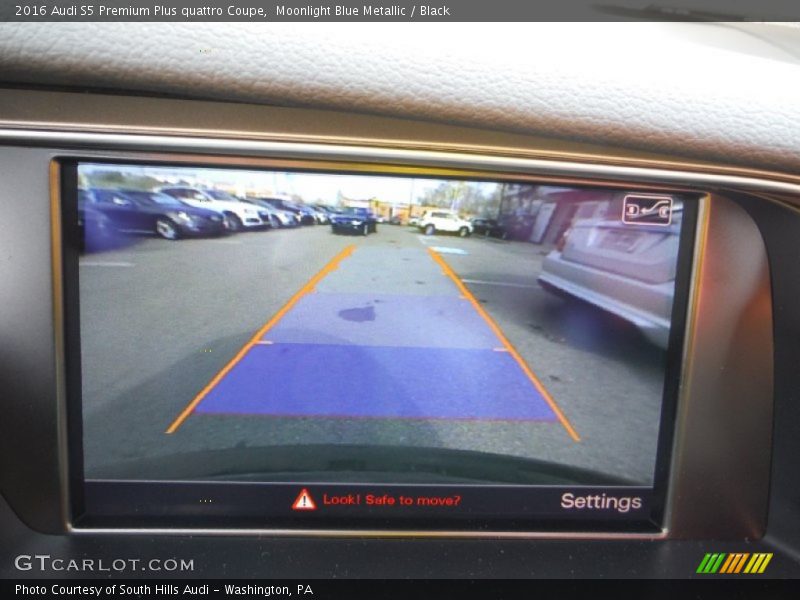 Moonlight Blue Metallic / Black 2016 Audi S5 Premium Plus quattro Coupe