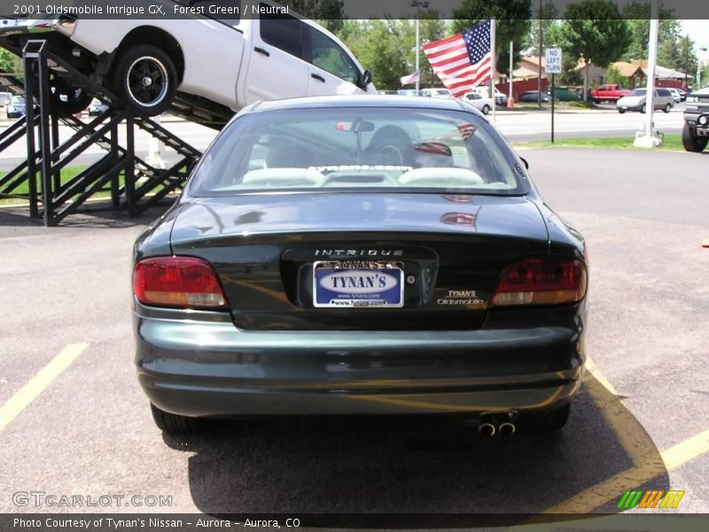Forest Green / Neutral 2001 Oldsmobile Intrigue GX