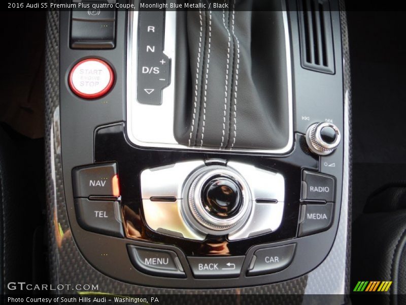 Controls of 2016 S5 Premium Plus quattro Coupe