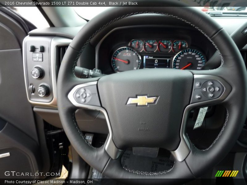 Black / Jet Black 2016 Chevrolet Silverado 1500 LT Z71 Double Cab 4x4
