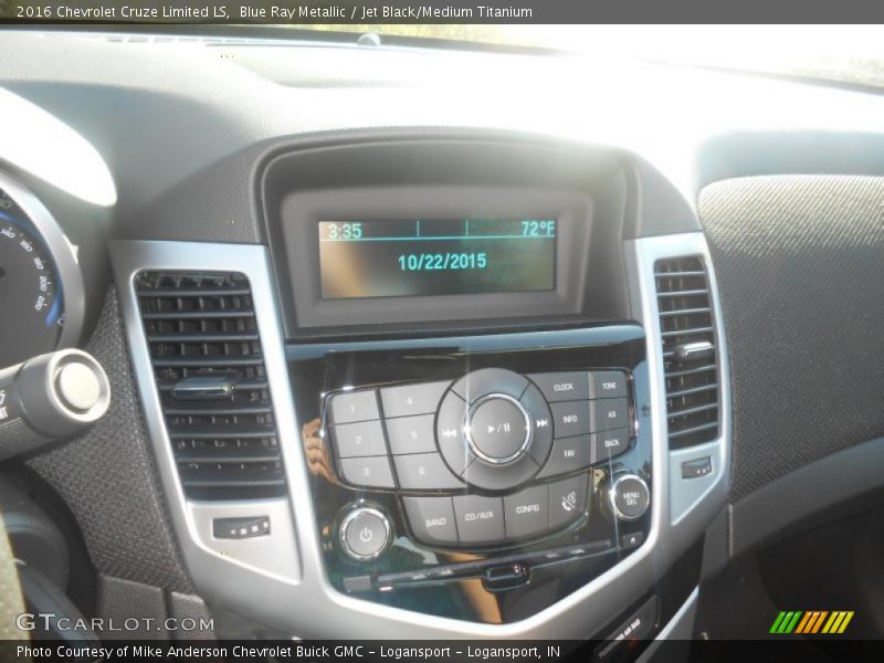 Blue Ray Metallic / Jet Black/Medium Titanium 2016 Chevrolet Cruze Limited LS