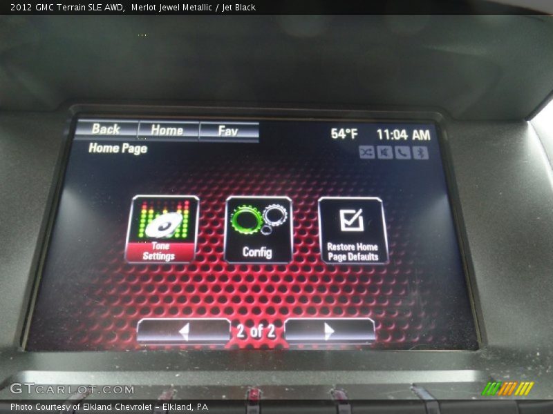 Merlot Jewel Metallic / Jet Black 2012 GMC Terrain SLE AWD