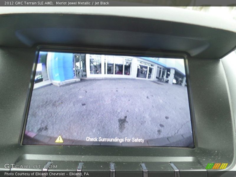 Merlot Jewel Metallic / Jet Black 2012 GMC Terrain SLE AWD