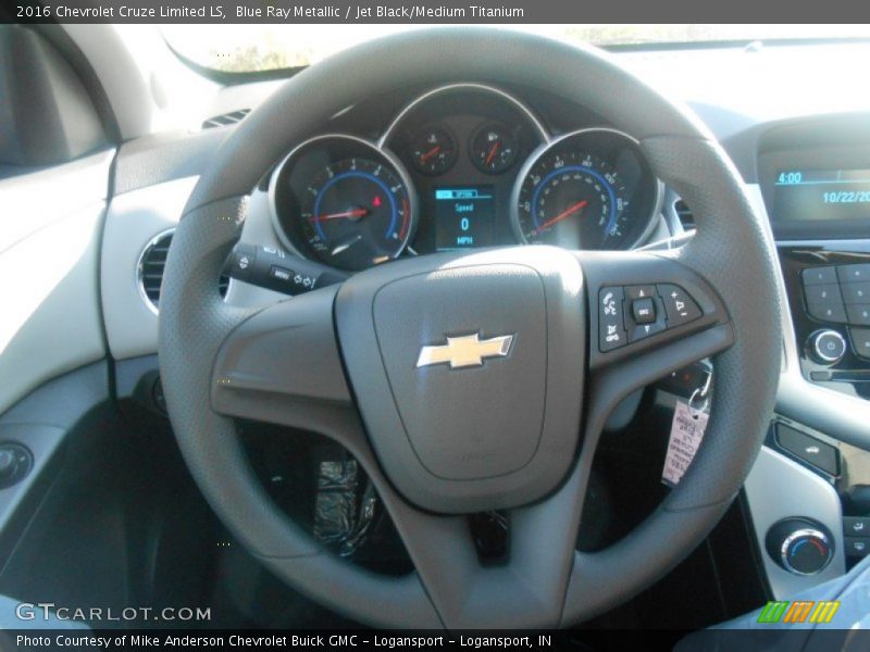 Blue Ray Metallic / Jet Black/Medium Titanium 2016 Chevrolet Cruze Limited LS