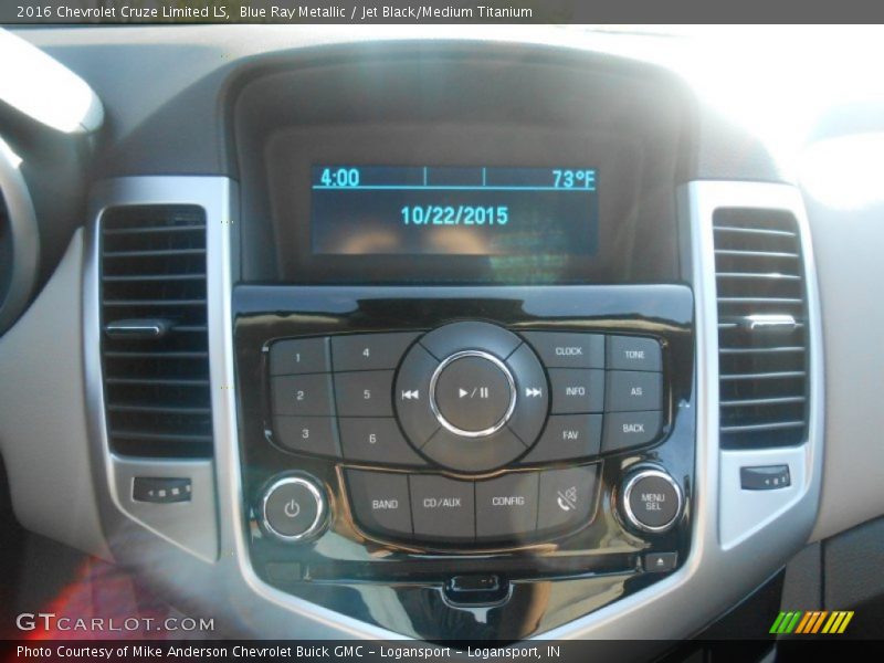 Blue Ray Metallic / Jet Black/Medium Titanium 2016 Chevrolet Cruze Limited LS