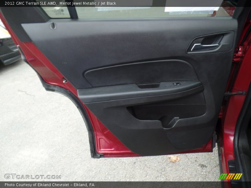 Merlot Jewel Metallic / Jet Black 2012 GMC Terrain SLE AWD