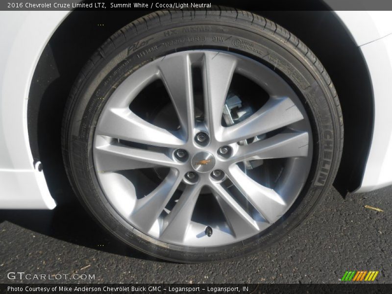 Summit White / Cocoa/Light Neutral 2016 Chevrolet Cruze Limited LTZ