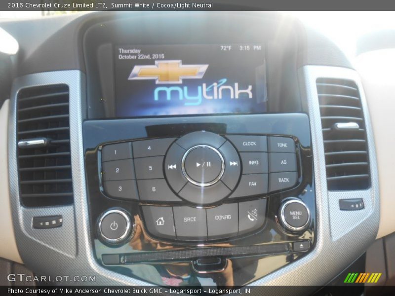 Summit White / Cocoa/Light Neutral 2016 Chevrolet Cruze Limited LTZ