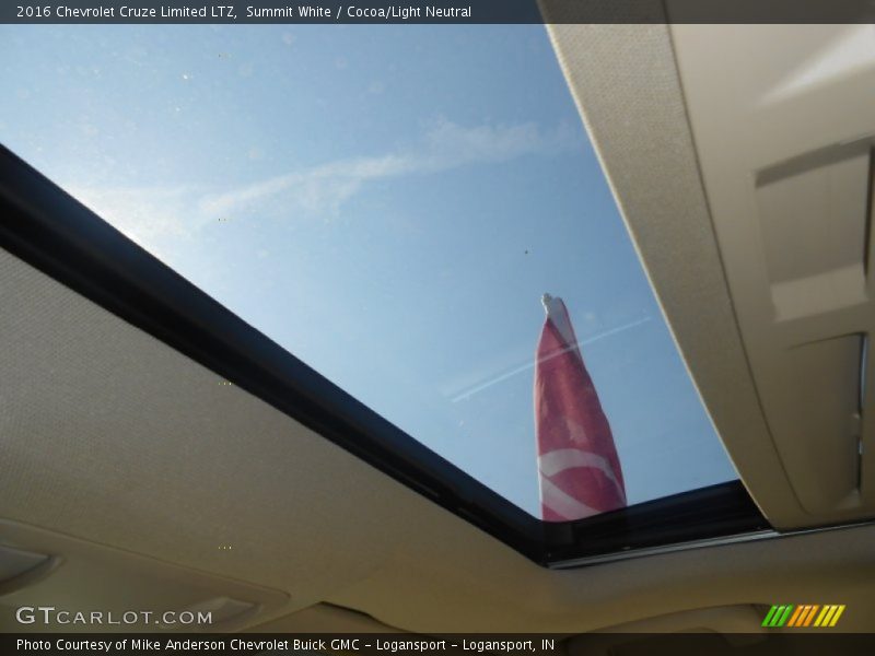 Summit White / Cocoa/Light Neutral 2016 Chevrolet Cruze Limited LTZ