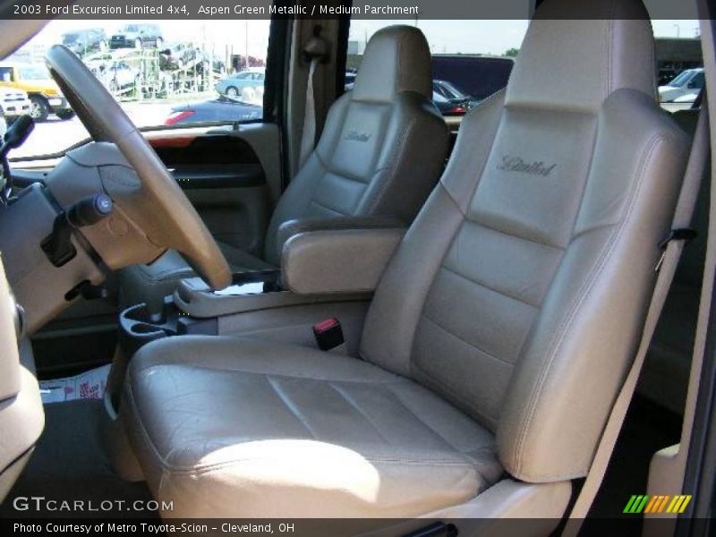 Aspen Green Metallic / Medium Parchment 2003 Ford Excursion Limited 4x4
