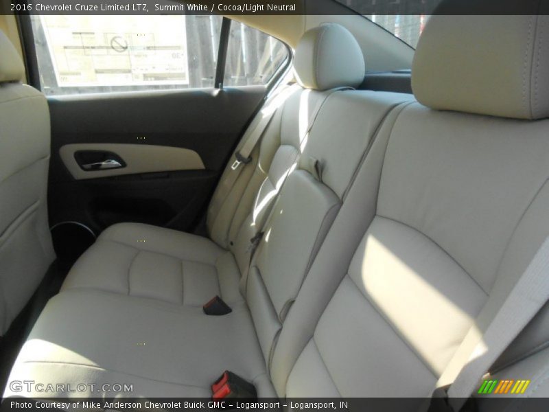 Summit White / Cocoa/Light Neutral 2016 Chevrolet Cruze Limited LTZ