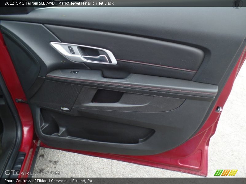 Merlot Jewel Metallic / Jet Black 2012 GMC Terrain SLE AWD