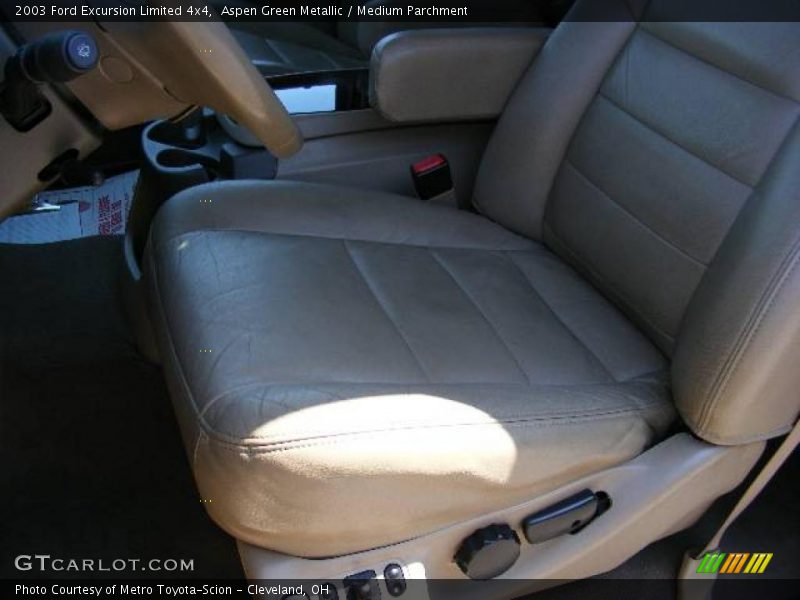 Aspen Green Metallic / Medium Parchment 2003 Ford Excursion Limited 4x4