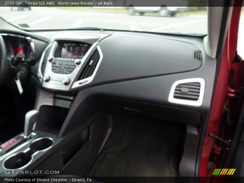 Merlot Jewel Metallic / Jet Black 2012 GMC Terrain SLE AWD