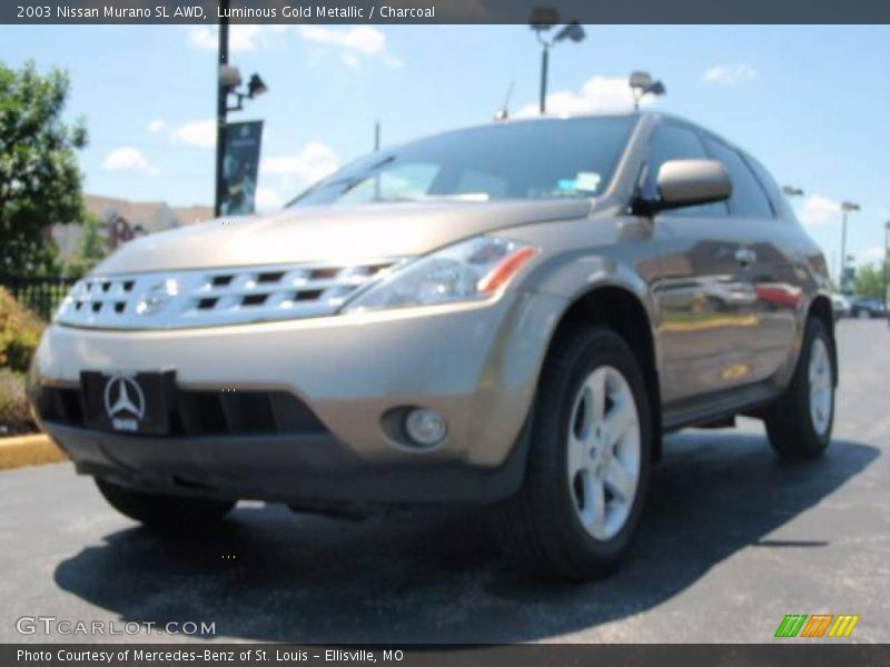 Luminous Gold Metallic / Charcoal 2003 Nissan Murano SL AWD