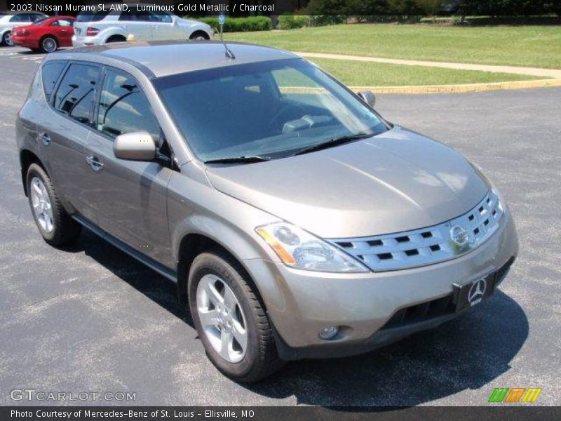 Luminous Gold Metallic / Charcoal 2003 Nissan Murano SL AWD