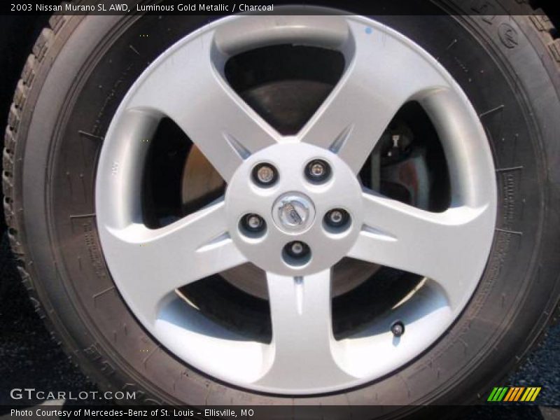 Luminous Gold Metallic / Charcoal 2003 Nissan Murano SL AWD