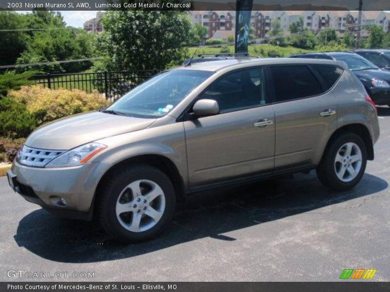 Luminous Gold Metallic / Charcoal 2003 Nissan Murano SL AWD