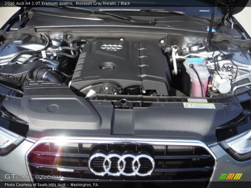 Monsoon Gray Metallic / Black 2016 Audi A4 2.0T Premium quattro