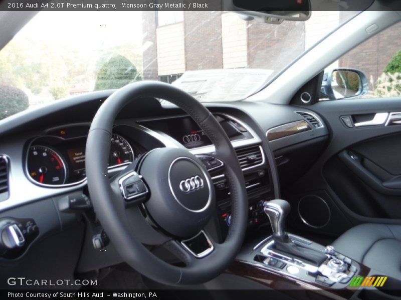 Monsoon Gray Metallic / Black 2016 Audi A4 2.0T Premium quattro