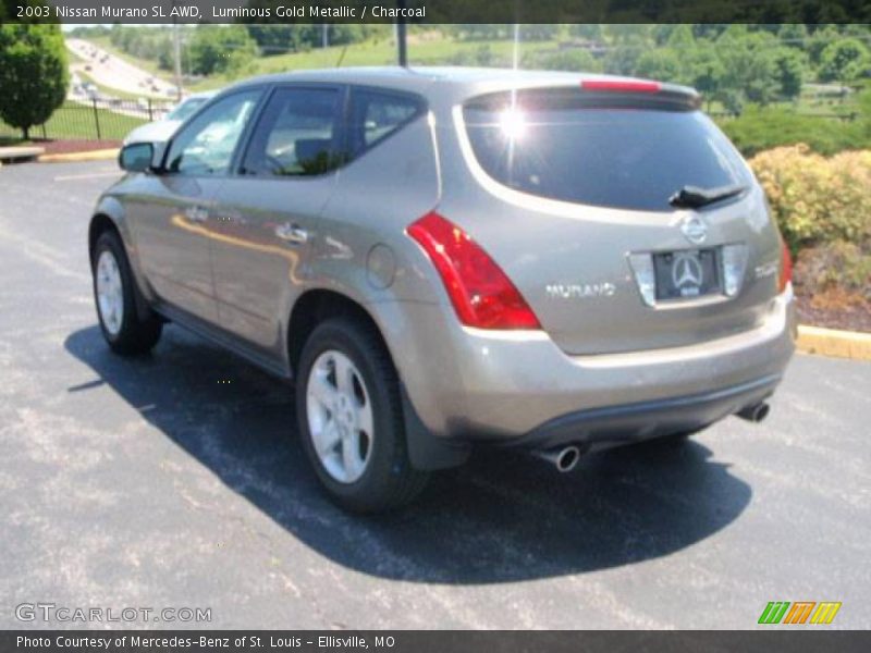 Luminous Gold Metallic / Charcoal 2003 Nissan Murano SL AWD