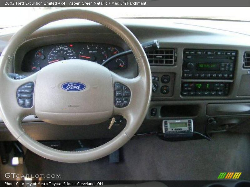 Aspen Green Metallic / Medium Parchment 2003 Ford Excursion Limited 4x4