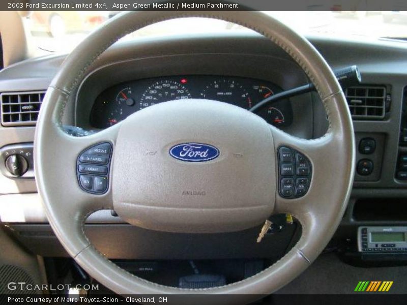 Aspen Green Metallic / Medium Parchment 2003 Ford Excursion Limited 4x4