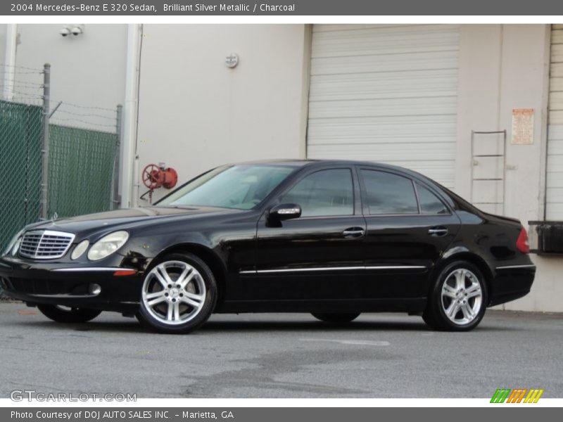 Brilliant Silver Metallic / Charcoal 2004 Mercedes-Benz E 320 Sedan