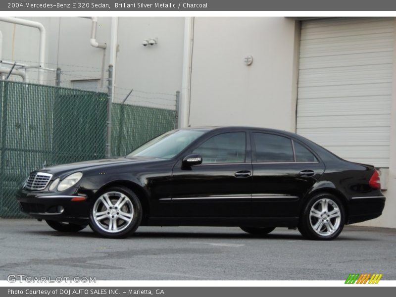 Brilliant Silver Metallic / Charcoal 2004 Mercedes-Benz E 320 Sedan