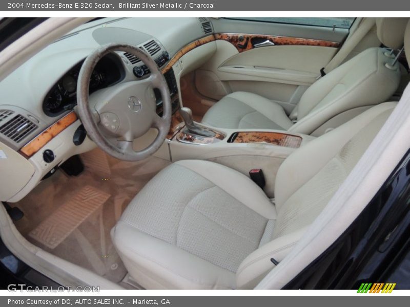 Brilliant Silver Metallic / Charcoal 2004 Mercedes-Benz E 320 Sedan