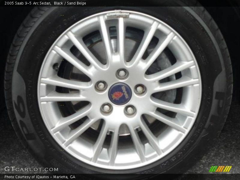 Black / Sand Beige 2005 Saab 9-5 Arc Sedan