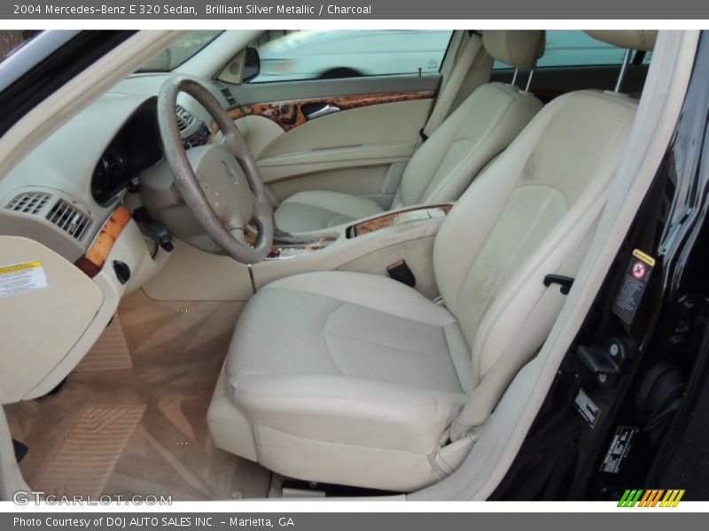 Brilliant Silver Metallic / Charcoal 2004 Mercedes-Benz E 320 Sedan