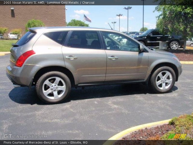 Luminous Gold Metallic / Charcoal 2003 Nissan Murano SL AWD